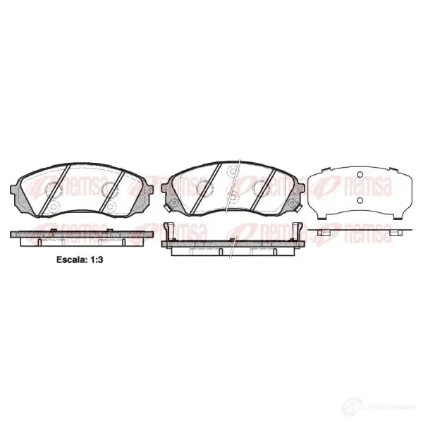 Тормозные колодки дисковые, комплект KAWE 2302593 PCA129102 B PM1291.02 1291 02