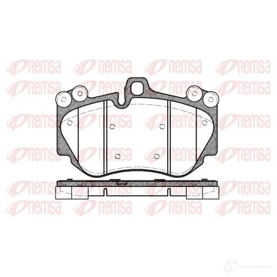 Тормозные колодки дисковые, комплект KAWE 1140 00 D1130-8241 2302425 B PM1140.00