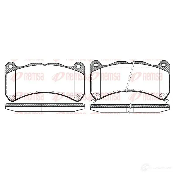 Тормозные колодки дисковые, комплект KAWE D1365-8475 1192 12 B PM1192.12 2302481