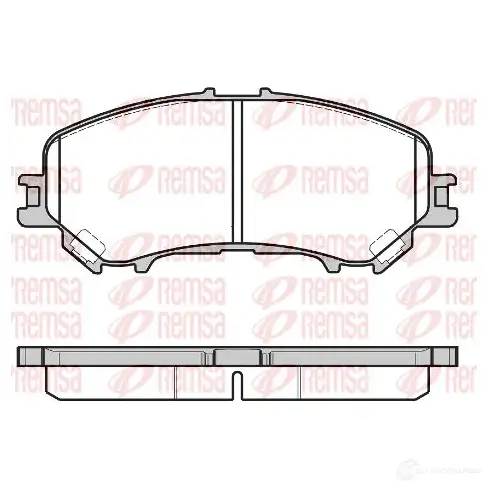 Тормозные колодки дисковые, комплект KAWE 2302618 1318 22 D1737-8449 259 70