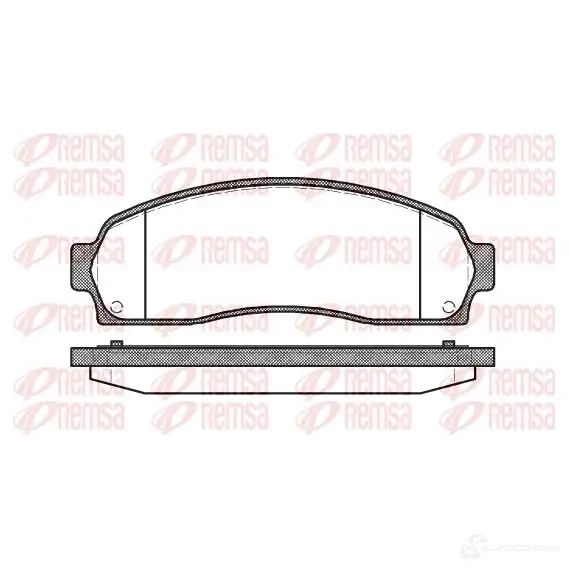 Тормозные колодки дисковые, комплект KAWE 2300548 D833-7 706 PCA080500 0805 00