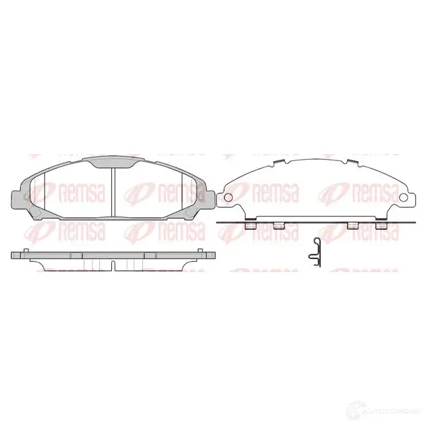 Тормозные колодки дисковые, комплект KAWE 1620 00 1424888860 A WEYM