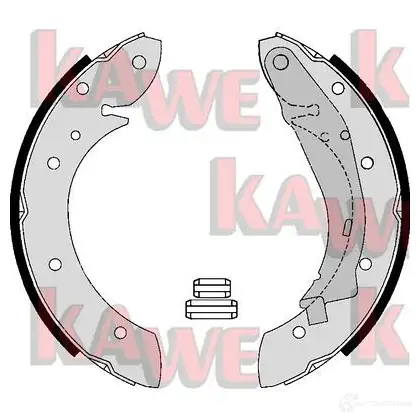 Тормозные колодки KAWE 2300360 07165 GQYT O
