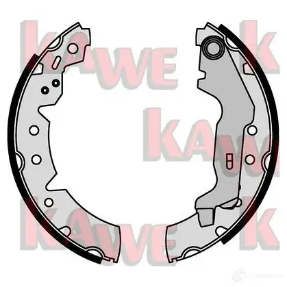 Тормозные колодки KAWE 2300477 07670 W IIDC