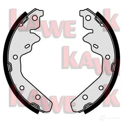 Тормозные колодки KAWE 07630 2300465 87 IYTFG