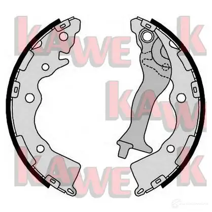 Тормозные колодки KAWE J19 W8N 2300781 09350