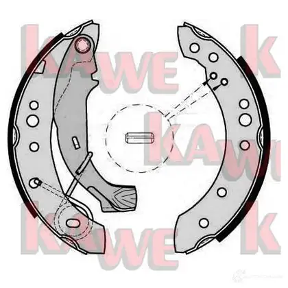 Тормозные колодки KAWE 08150 2300564 TAM8L K