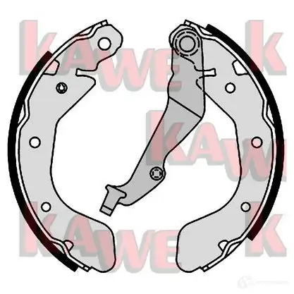 Тормозные колодки KAWE WE 4PE 2298908 01001