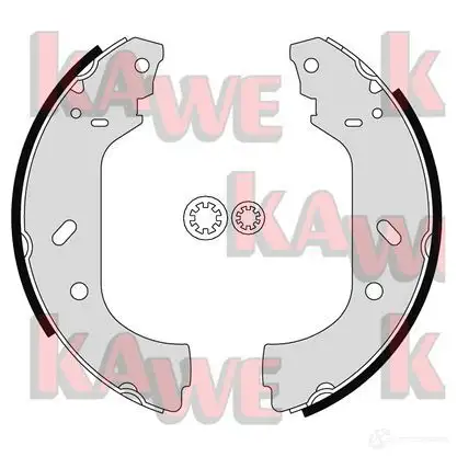 Тормозные колодки KAWE 2300356 Y20RB 1 07150 изображение 0