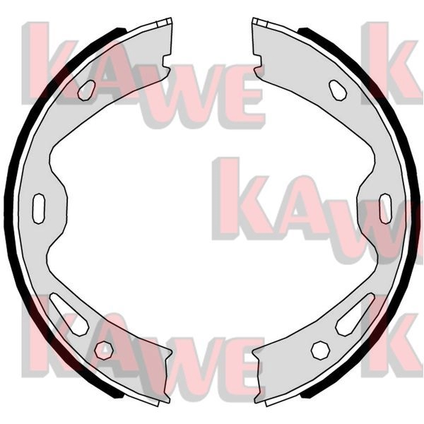 Барабанные колодки KAWE 2299025 7Z 68K 01119 изображение 0