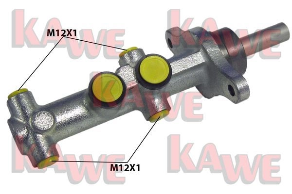 Главный тормозной цилиндр KAWE B6025 1223644589 5F 8QVS9