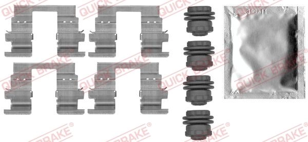 Ремкомплект колодок KAWE 1440966273 109-0013 TUO P9KS
