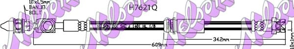 Тормозной шланг KAWE H7621Q 2336413 V61 HEE3 изображение 0