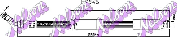 Тормозной шланг KAWE 1424806420 H7946 R34 WM