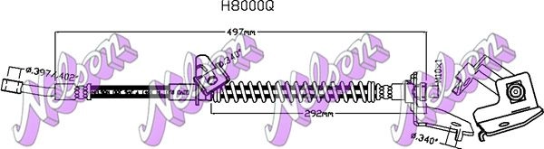 Тормозной шланг KAWE H8000Q 1424235391 E W0GD