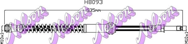 Тормозной шланг KAWE U6AB 7D9 1440968601 H8093