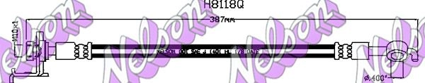 Тормозной шланг KAWE H8118Q 1440968633 BCQ81 E6