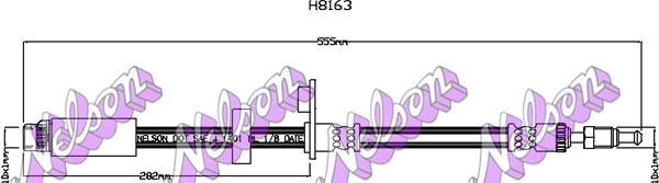 Тормозной шланг KAWE V7N8 EY H8163 1440968684