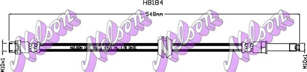 Тормозной шланг KAWE 1440968708 9Z D62CO H8184