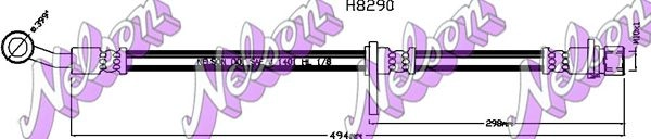 Тормозной шланг KAWE KAA3AE B 1440968844 H8290