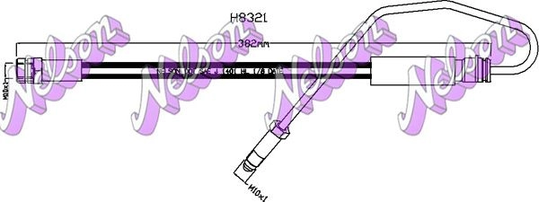 Тормозной шланг KAWE 1440968883 H8321 1JJSA 6