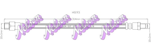 Шланг сцепления KAWE H0193 I01 JT 2333029