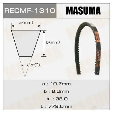 Ремень привода навесного оборудования, 10x779 мм, 10x779 мм MASUMA 1310 P KL18EI 1422885600 изображение 0