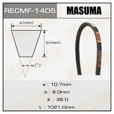 Ремень привода навесного оборудования, 10x1021 мм, 10x1021 мм MASUMA M HJ0W 1405 1422885616