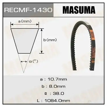 Ремень привода навесного оборудования, 10x1084 мм, 10x1084 мм MASUMA 1430 VY DTH 1422885539