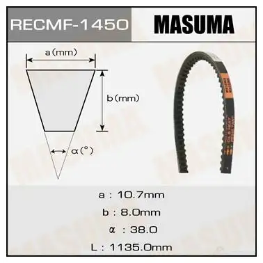 Ремень привода навесного оборудования, 10x1135 мм, 10x1135 мм MASUMA 1450 OW NCFO 1422885537 изображение 0