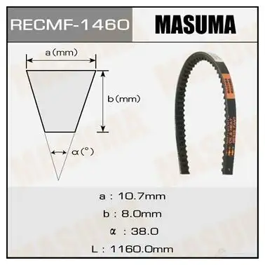 Ремень привода навесного оборудования, 10x1160 мм, 10x1160 мм MASUMA 1422885535 E8 1ZQY 1460