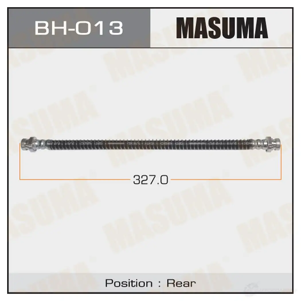 Шланг тормозной MASUMA 1422880288 BH-013 CDESJ O изображение 0