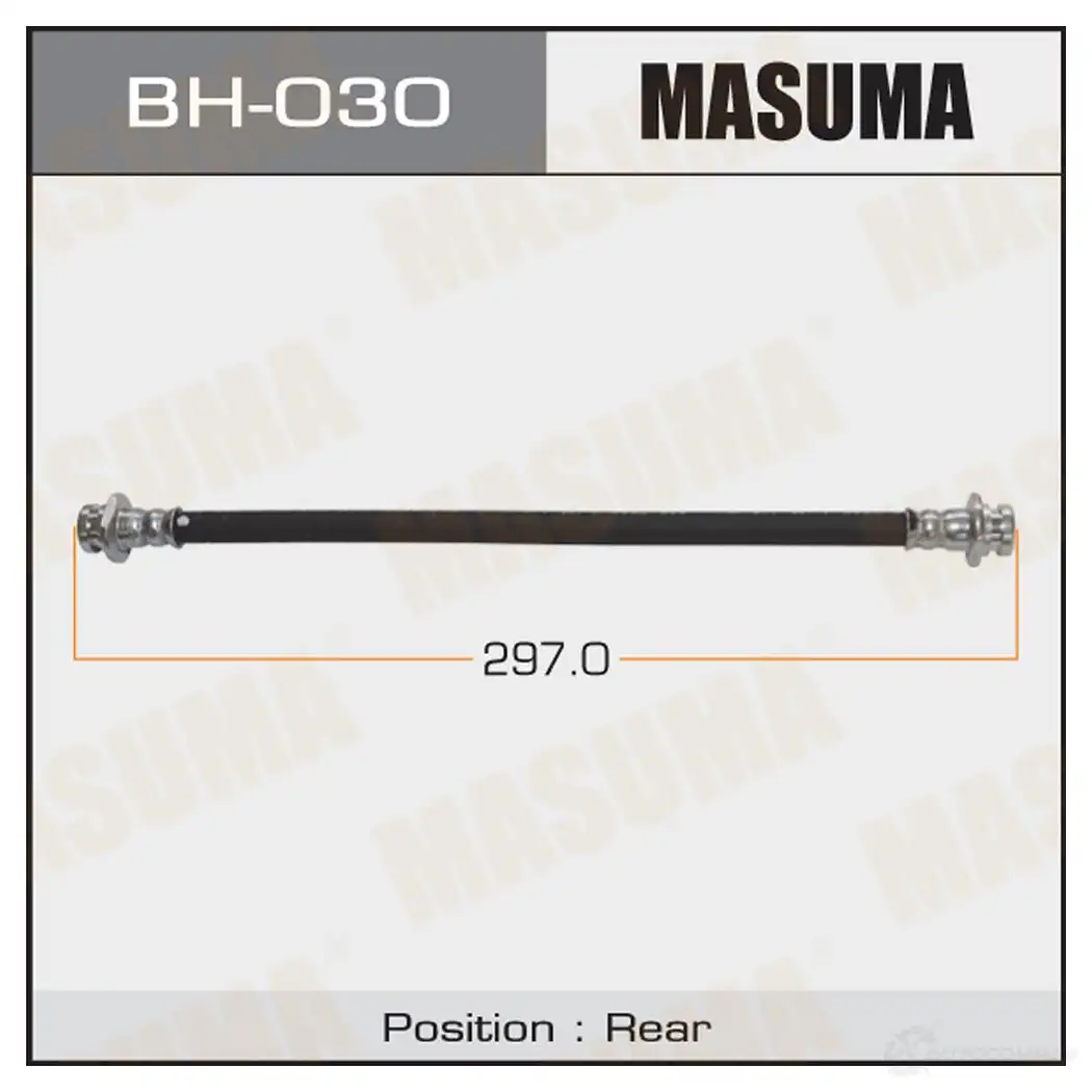 Шланг тормозной MASUMA 1422880280 BH-030 VF GST1 изображение 0