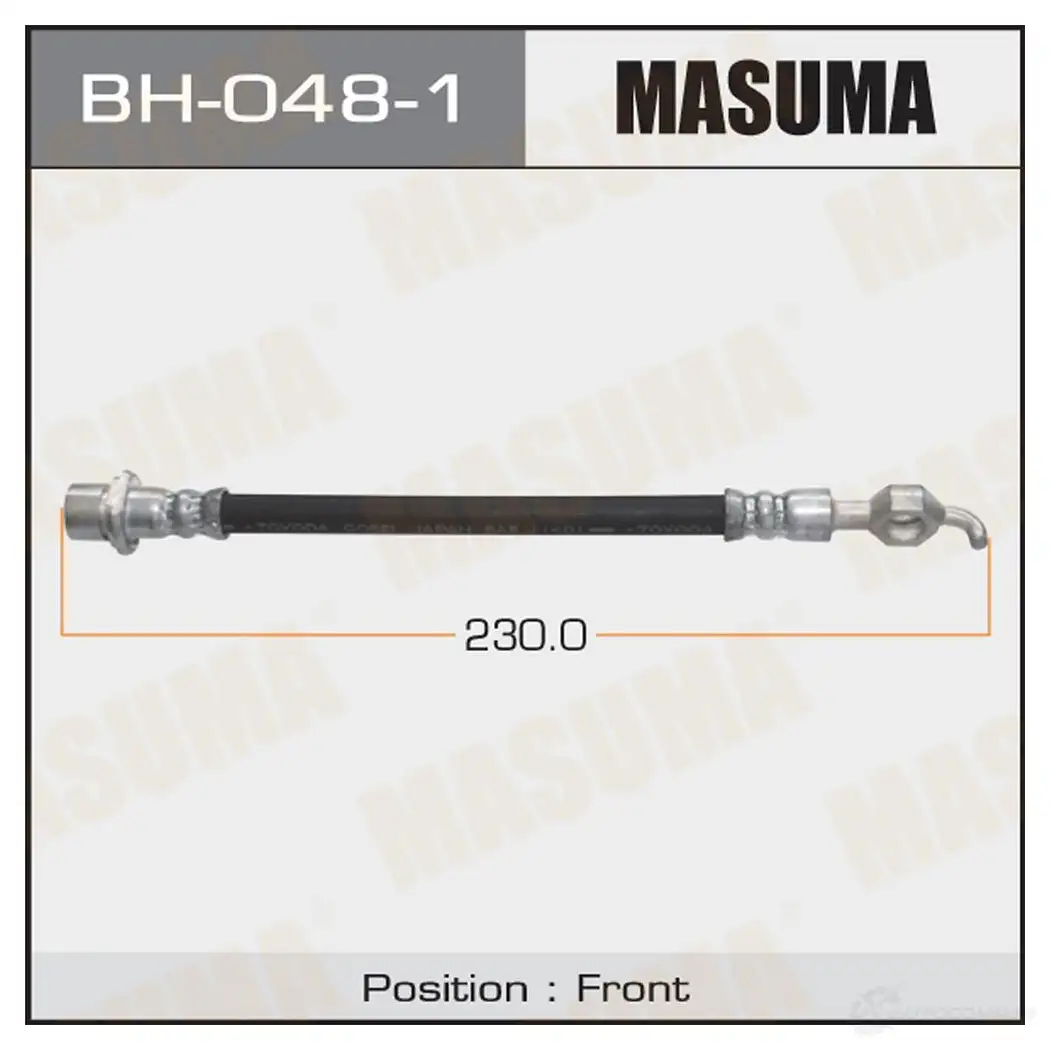 Шланг тормозной MASUMA 1422879257 BH-048-1 MSR 65B