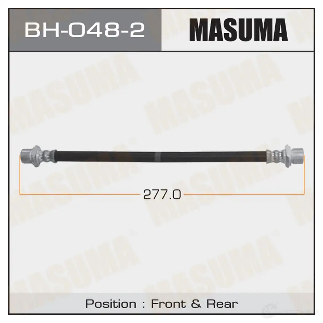 Шланг тормозной MASUMA OILDM Q 1422880311 BH-048-2 изображение 0