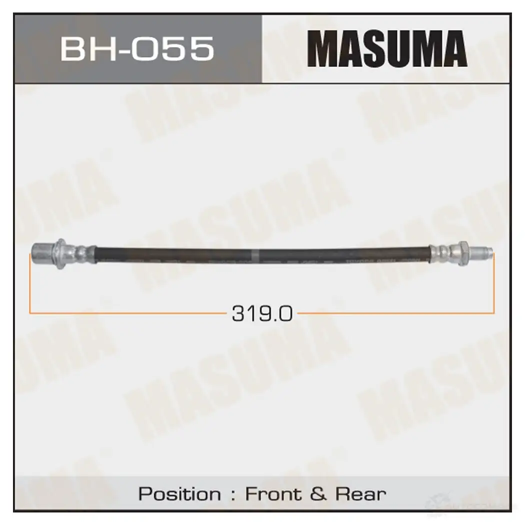 Шланг тормозной MASUMA M06P RW BH-055 1422880305