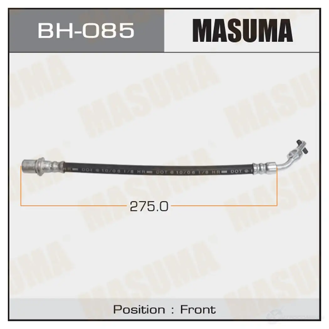 Шланг тормозной MASUMA 3VI2 ECC BH-085 1422880294 изображение 0