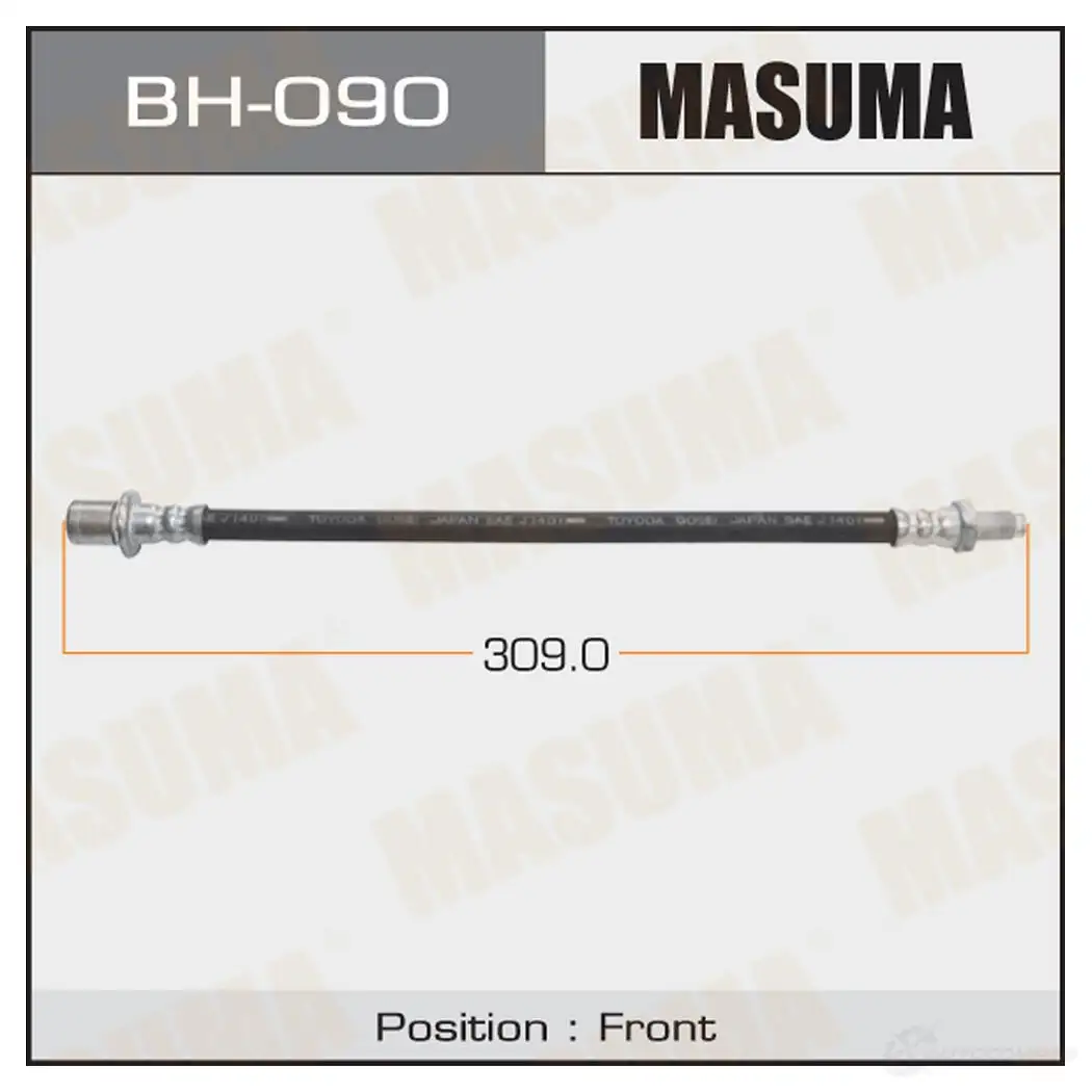 Шланг тормозной MASUMA BH-090 2THBB HW 1422880503