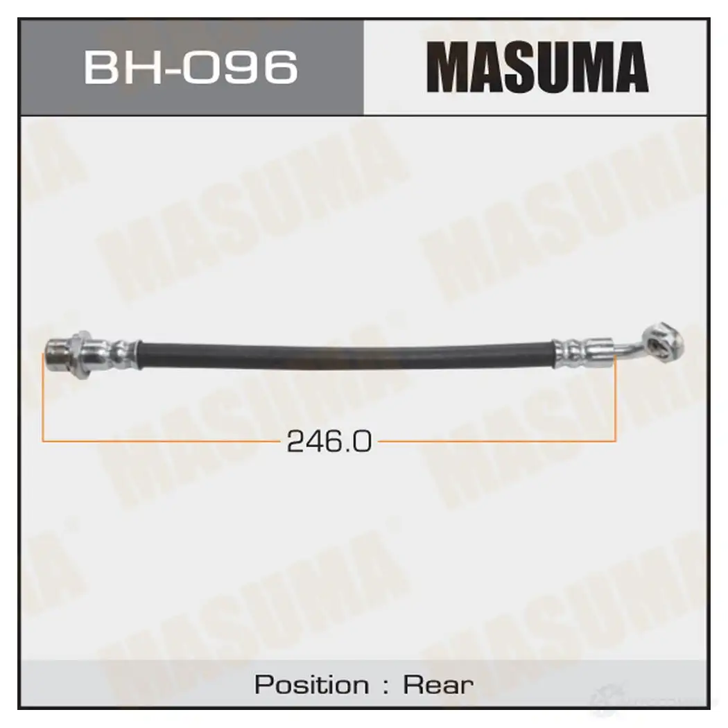 Шланг тормозной MASUMA 38O DZXE 1422880326 BH-096 изображение 0