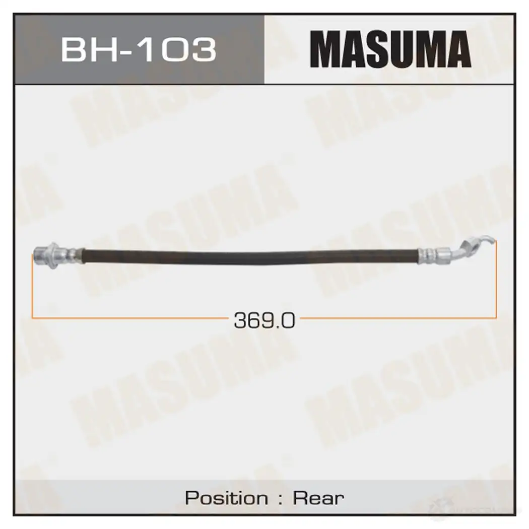 Шланг тормозной MASUMA IBES3 TD BH-103 1422880321 изображение 0