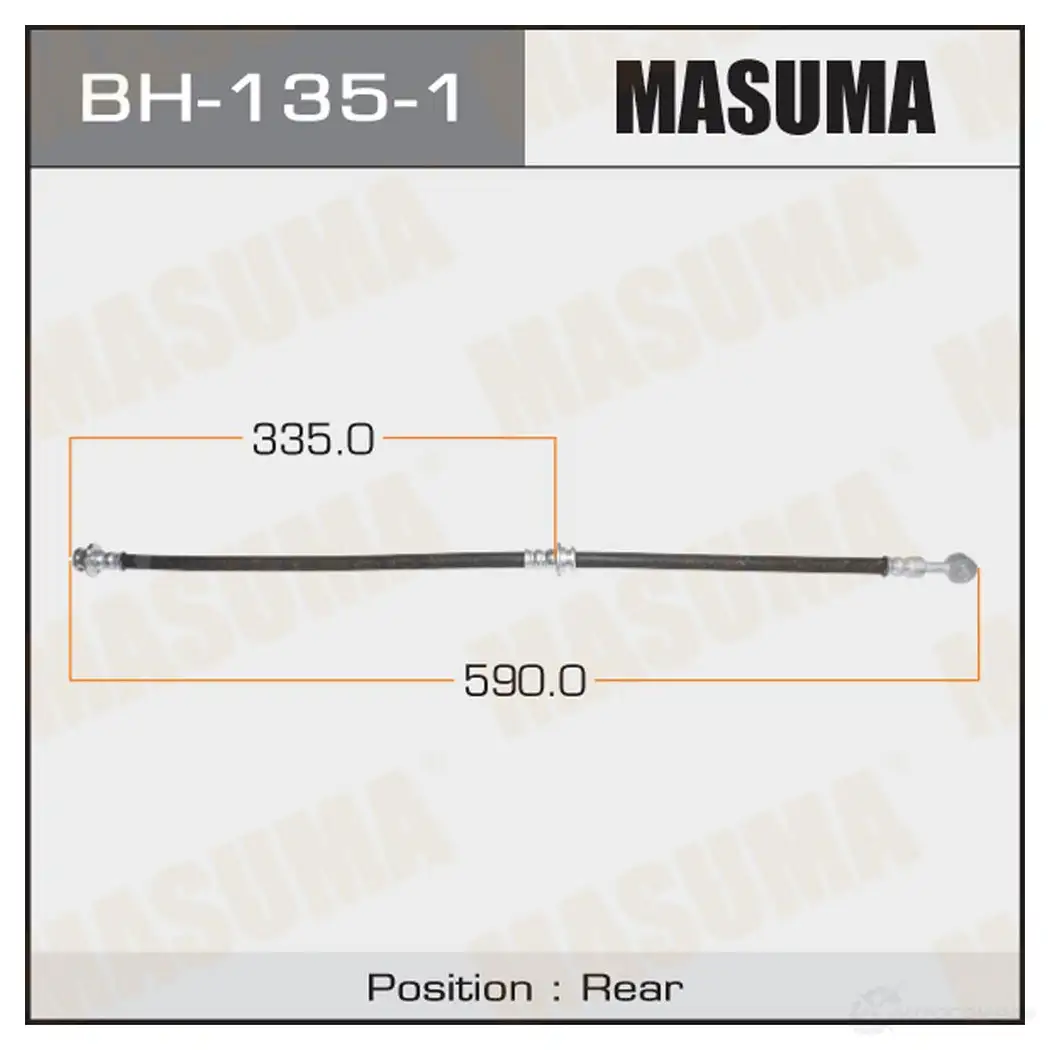 Шланг тормозной MASUMA BH-135-1 1422880350 8HDL3 5