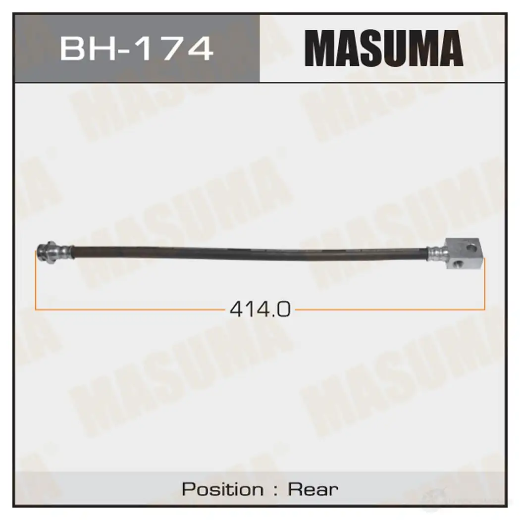 Шланг тормозной MASUMA 1422880516 AIPS 2 BH-174 изображение 0
