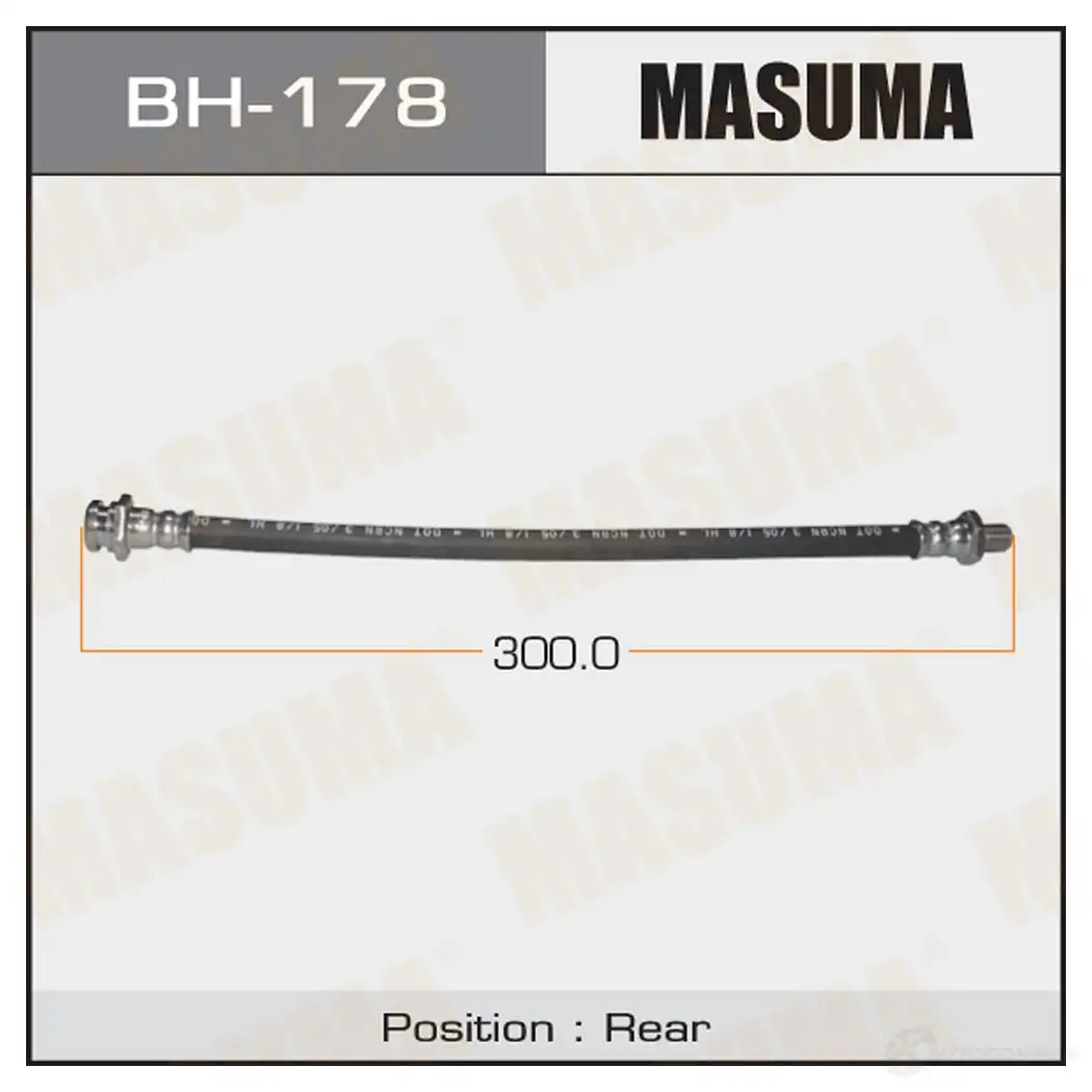 Шланг тормозной MASUMA BH-178 1422880386 LPA 7OL изображение 0