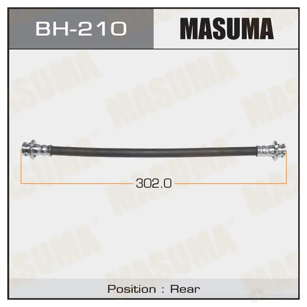 Шланг тормозной MASUMA BH-210 1422880511 J9QQN OG