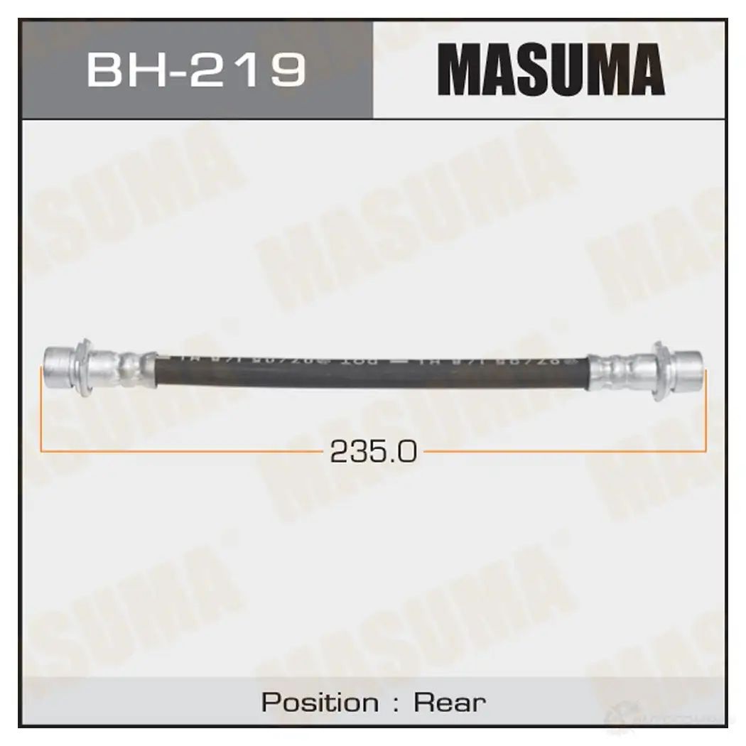 Шланг тормозной MASUMA BH-219 1422880508 OU E458 изображение 0