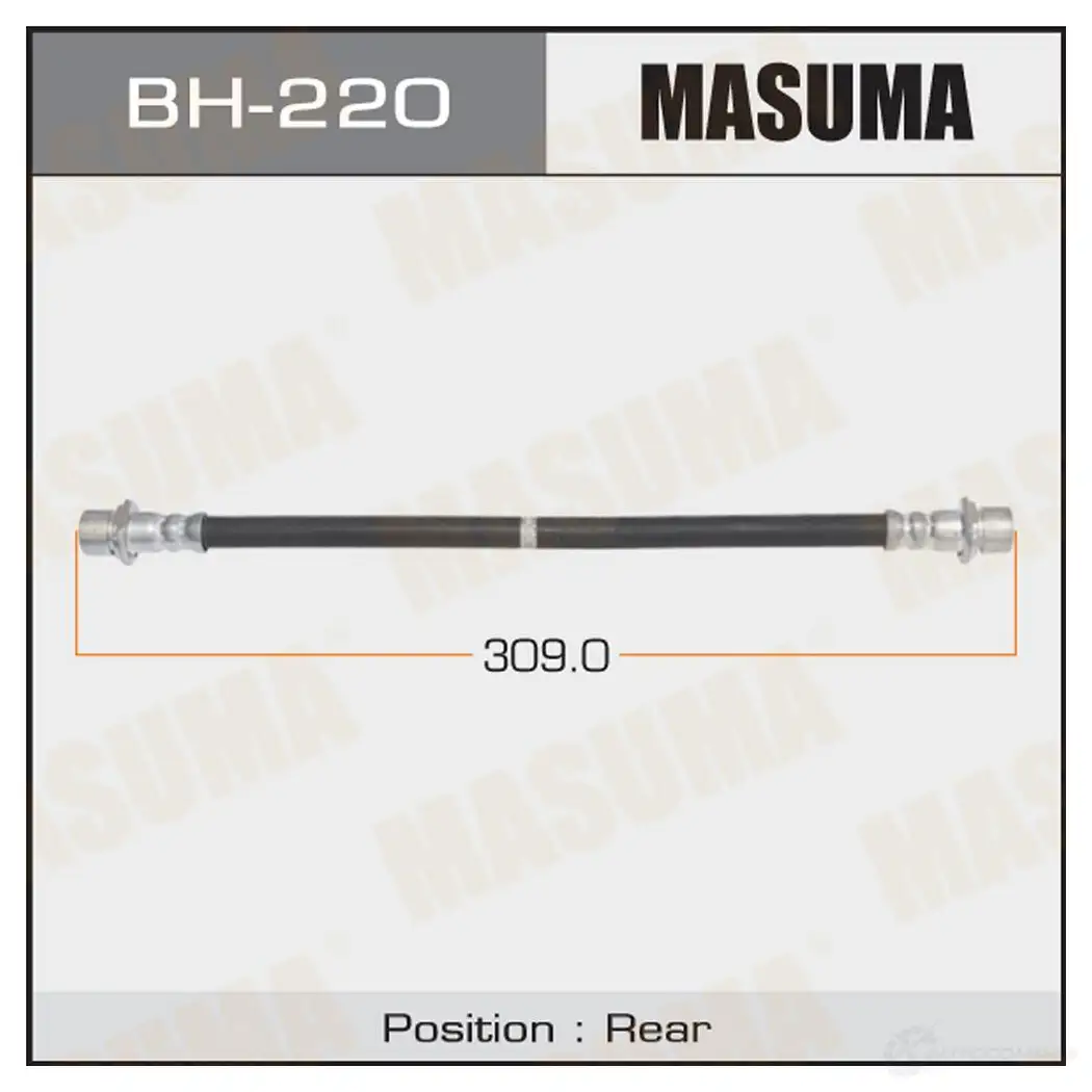 Шланг тормозной MASUMA BH-220 1422880267 QD A6VJJ изображение 0