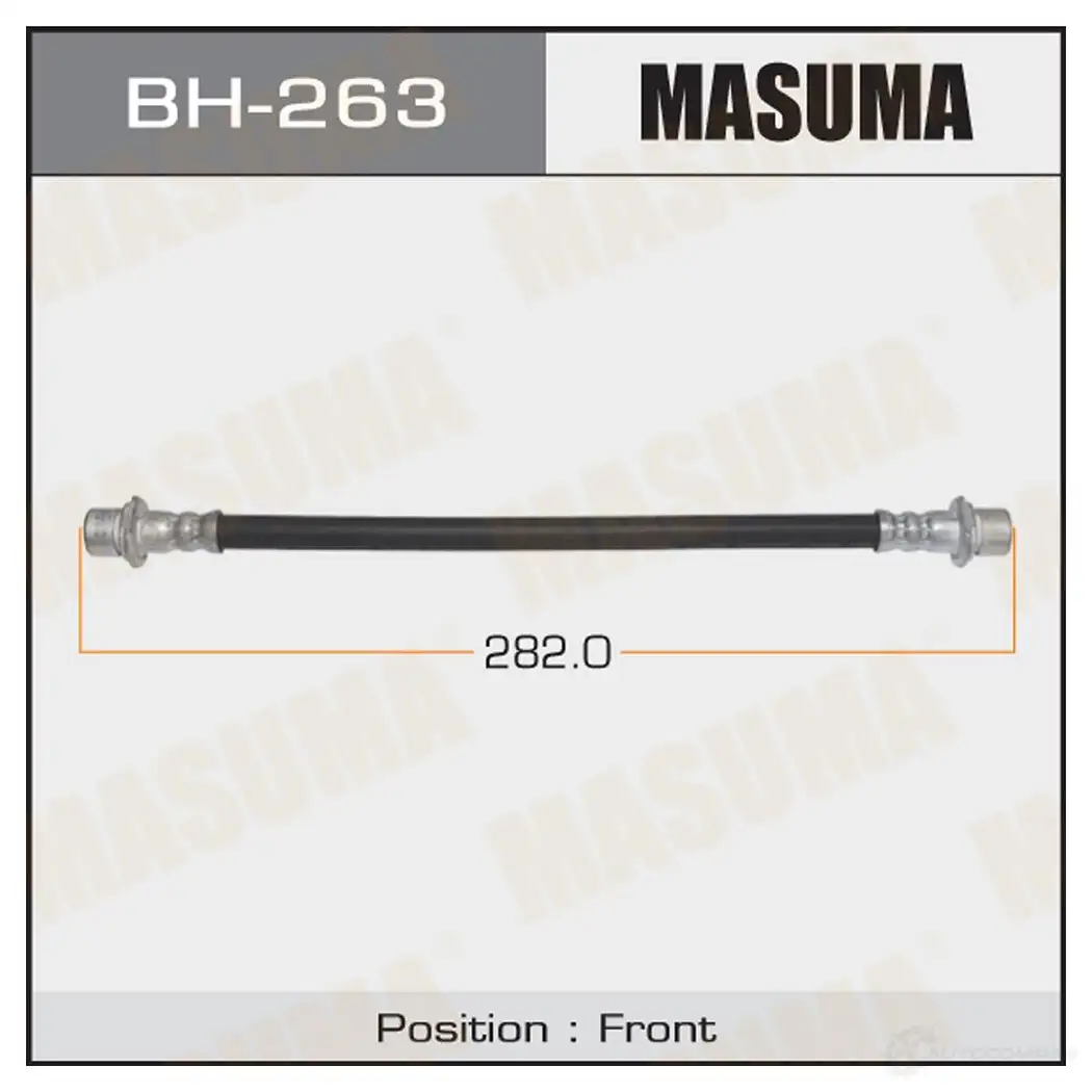 Шланг тормозной MASUMA F T2VDFY 1422880239 BH-263 изображение 0