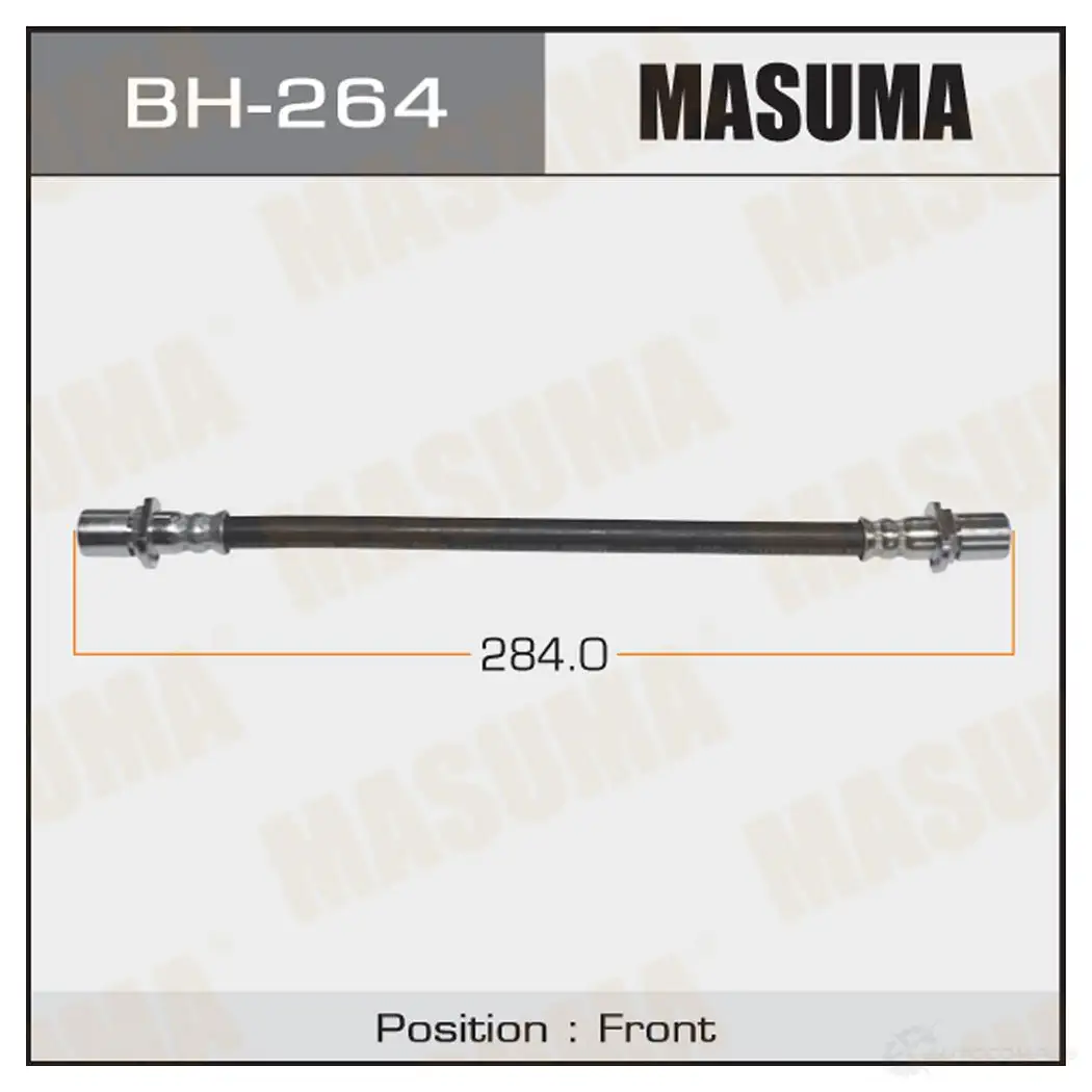 Шланг тормозной MASUMA BH-264 YM 33G 1422880614 изображение 0