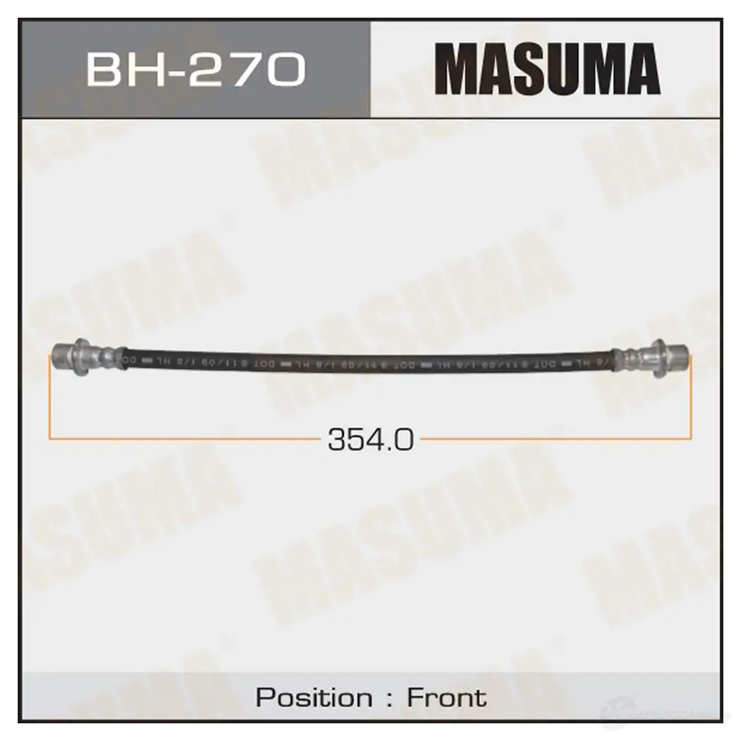 Шланг тормозной MASUMA NW59 ST BH-270 1422880112