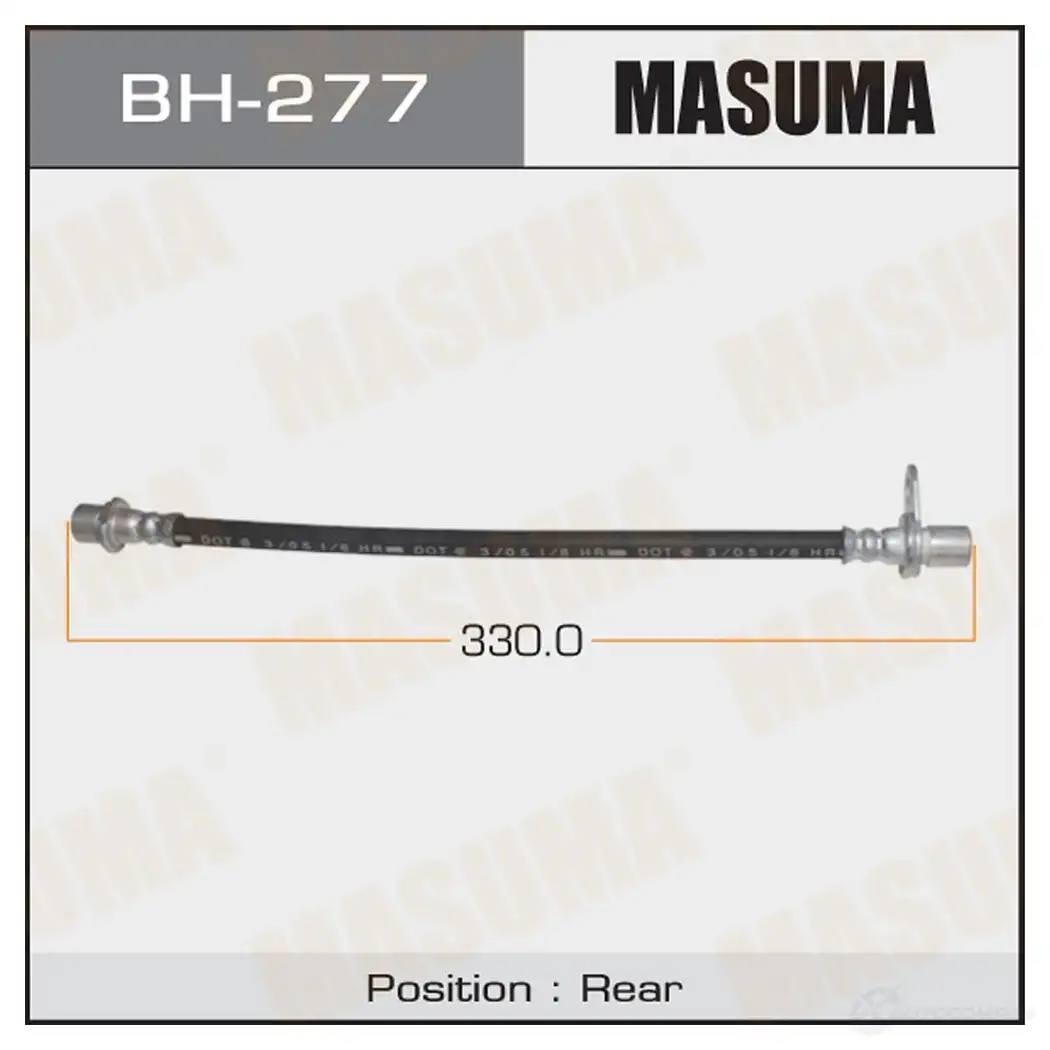 Шланг тормозной MASUMA BH-277 WAP R7I 1422880610 изображение 0